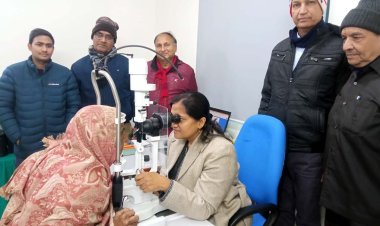 निशुल्क नेत्र आपरेशन को 112 मरीज चयनित