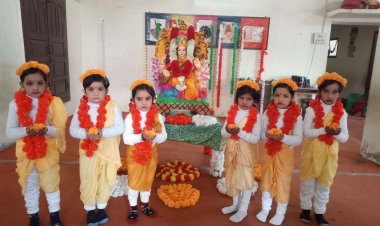 धूमधाम से मनाया बसंत पंचमी का त्यौहार