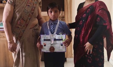 गुरूकुल की छात्रा ने राज्यस्तरीय प्रतियोगिता में मेडल जीता