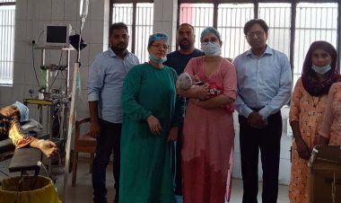सीएचसी खेकड़ा पर सफल ऑपरेशन से दो बच्चों का जन्म
