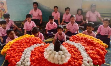 आदर्श पब्लिक स्कूल खेकड़ा में श्रद्धाभाव से मनाई गई बुद्ध पूर्णिमा