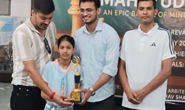 अर्शिया ने शतरंज में हासिल किया द्वितीय स्थान