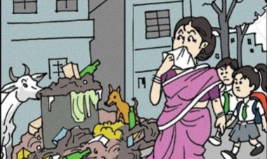 सांकरौद में गंदगी से परेशान ग्रामीणों ने एसडीएम को सौंपा ज्ञापन