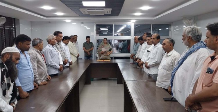 दिवंगत सभासद राजीव गोयल को श्रद्धांजलि