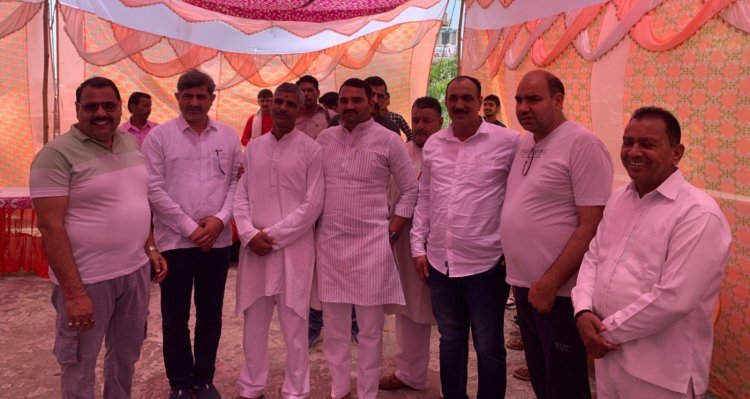 समाजसेवी महिला के निधन पर विधायक ने दी सांत्वना