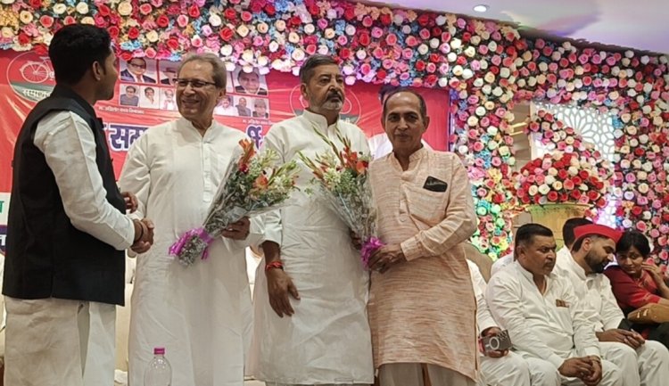बागपत पहुंचे सपा के राष्ट्रीय महासचिव सलीम इकबाल शेरवानी