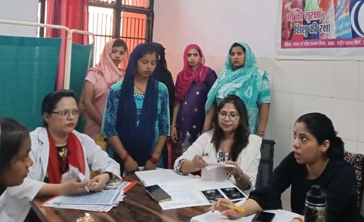 प्रधानमंत्री सुरक्षित मातृत्व अभियान में 105 गर्भवती महिलाओं की जांच
