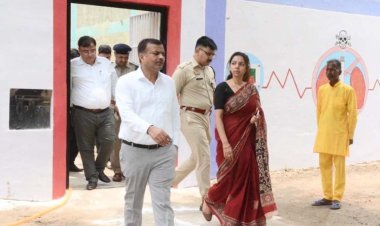 अधिकारियों ने किया जिला कारागार बागपत का औचक निरीक्षण