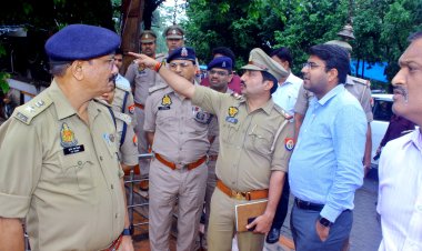 कांवड़ मार्ग पर पुलिस-प्रशासन सतर्क, आईजी एवं डीएम ने किया स्थलीय निरीक्षण