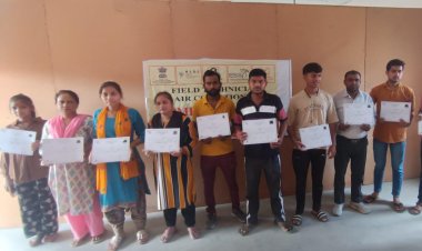 प्रशिक्षण संस्थान फील्ड टेक्निशियन एयर कंडीशनर की निःशुल्क क्लास आयोजित।