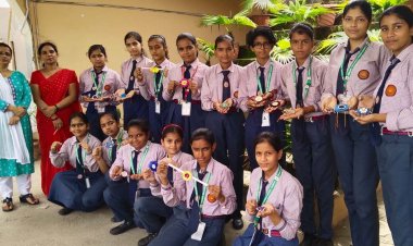 राखी, मेहंदी पतंग प्रतियोगिता में विद्यार्थियों ने दिखाया उत्साह