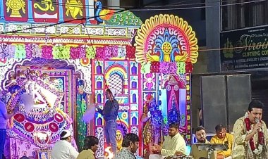 श्री श्याम प्रभु के आनंदोत्सव में भजन संध्या में भक्त हुए भावविभोर