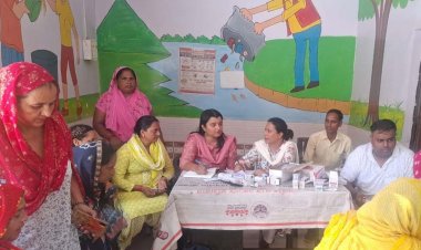 लहचौड़ा में बुखार का प्रकोप, बुजुर्ग की मौत के बाद लगा स्वास्थ्य शिविर