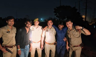 विजयनगर में पुलिस मुठभेड़, दो शातिर बदमाश गिरफ्तार