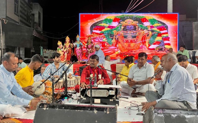 खेकड़ा में रातभर गूंजे भजन, जन्माष्टमी महोत्सव का समापन