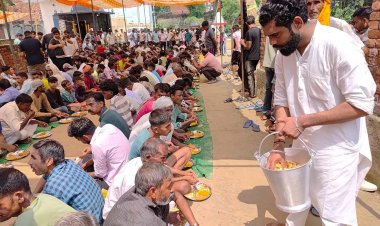 बसी गांव में भव्य भंडारे और मेले का आयोजन, उमड़ी श्रद्धालुओं की भीड़