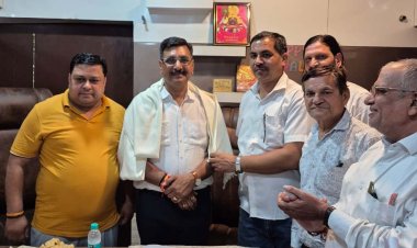 भारतीय विधिक परिषद के चेयरमेन का जोरदार स्वागत