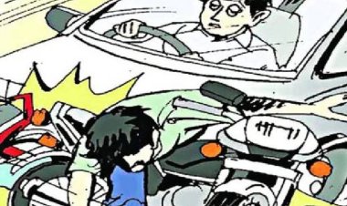 अनियंत्रित कार ने बुजुर्ग समेत चार को कुचला, हड़कंप