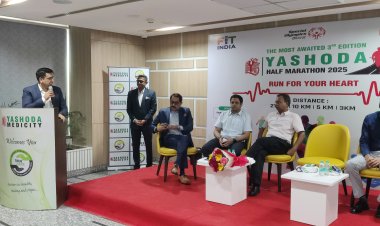 यशोदा मेडीसिटी ने किया यशोदा हाफ मैराथन 3.0 'रन फॉर योर हार्ट' के तीसरे संस्करण का अनावरण 