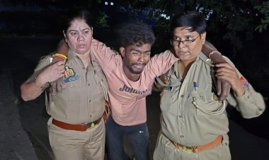 महिला थाना पुलिस की बड़ी कार्रवाई : लूट-चोरी की घटनाओं को अंजाम देने वाला बदमाश मुठभेड़ में गिरफ्तार