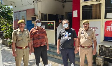 गाजियाबाद पुलिस की बड़ी कार्रवाई : नकली घी के दो तस्कर गिरफ्तार, 133 किलो नकली मधुसूदन देसी घी बरामद