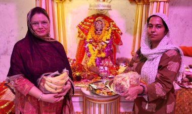 खेकड़ा में दुर्गा अष्टमी पर मंदिरों में गूंजे जयकारे