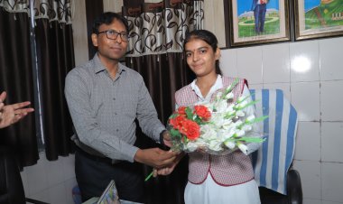 मिशन शक्ति के तहत एक दिन की सीएचसी अधीक्षक बनाई गई माधवी