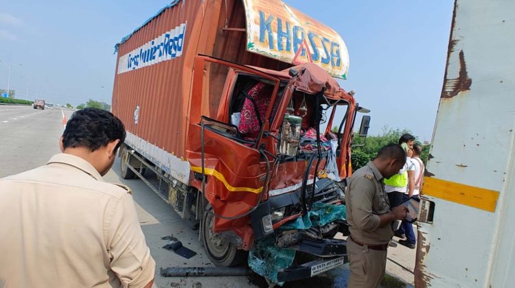 ईस्टर्न पेरीफेरल पर ट्रक भिड़ंत, चालक की मौत