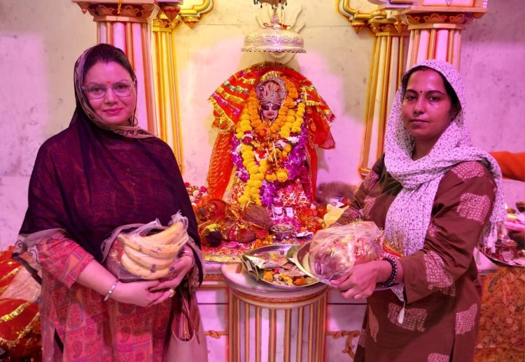 खेकड़ा में दुर्गा अष्टमी पर मंदिरों में गूंजे जयकारे