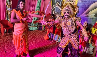 लक्ष्मण के एक बाण से मेघनाथ का वध, जयकारों से गूंजा पंडाल