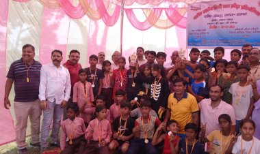 बीआरसी खेकड़ा में आयोजित हुई ब्लॉक स्तरीय मिनी बाल क्रीड़ा प्रतियोगिता