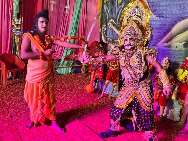 लक्ष्मण के एक बाण से मेघनाथ का वध, जयकारों से गूंजा पंडाल