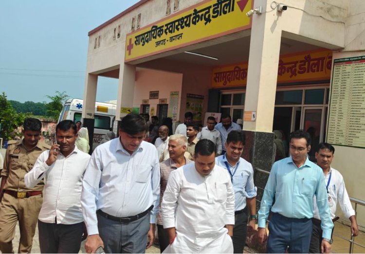 डौला सीएचसी पर स्वास्थ्य मेले का आयोजन