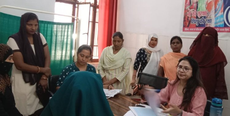 मातृत्व सुरक्षा दिवस पर 110 महिलाओं की जांच, 15 हाई रिस्क गर्भवती चिन्हित