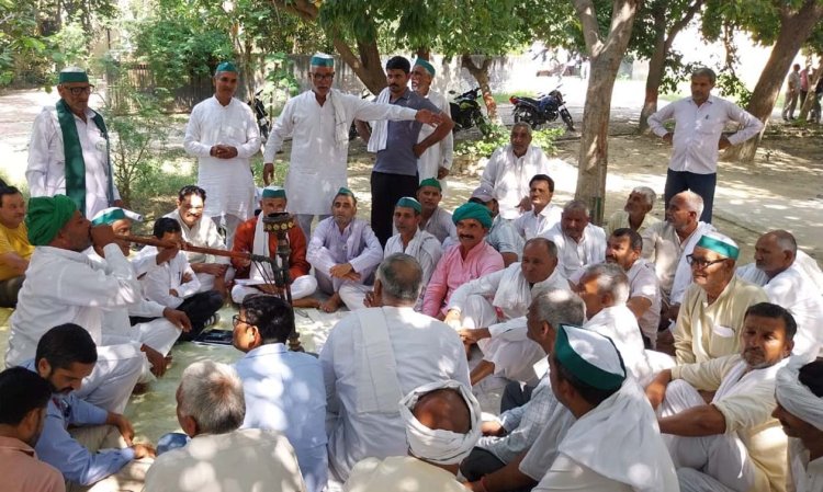 घरेलू कार्य के लिए मिट्टी या बालू लाने पर किसानों पर न हो कार्रवाई- भाकियू