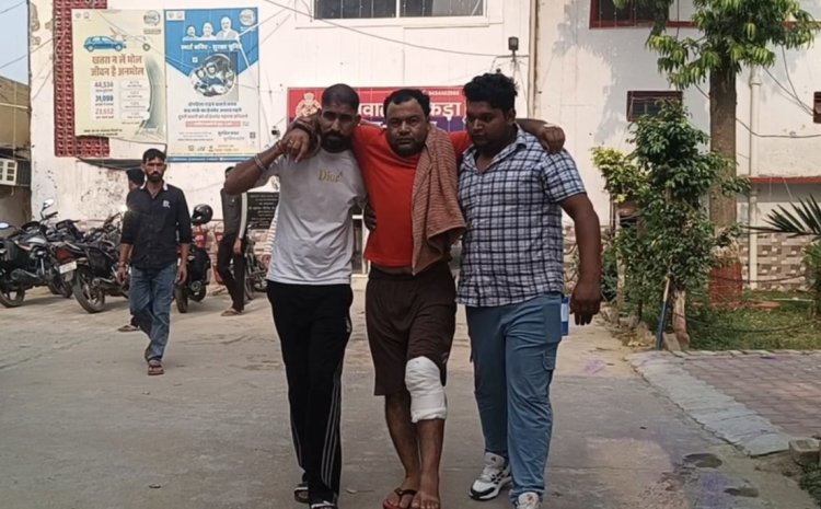 घिटोरा गांव में गोलीबारी, चाचा को मारी गोली