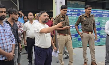 पिज़्ज़ा दुकान में आग से 4 गंभीर रूप से झुलसे, अस्पताल में हंगामा; मालिक फरार