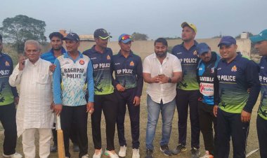 बागपत पुलिस ने शानदार प्रदर्शन कर जीता मैत्री क्रिकेट मैच