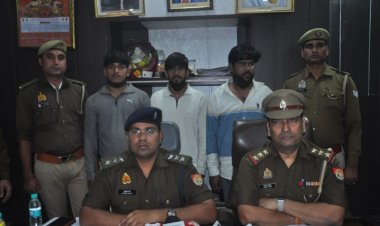 कविनगर पुलिस ने लूट/स्नैचिंग गिरोह का किया पर्दाफाश, तीन आरोपी गिरफ्तार