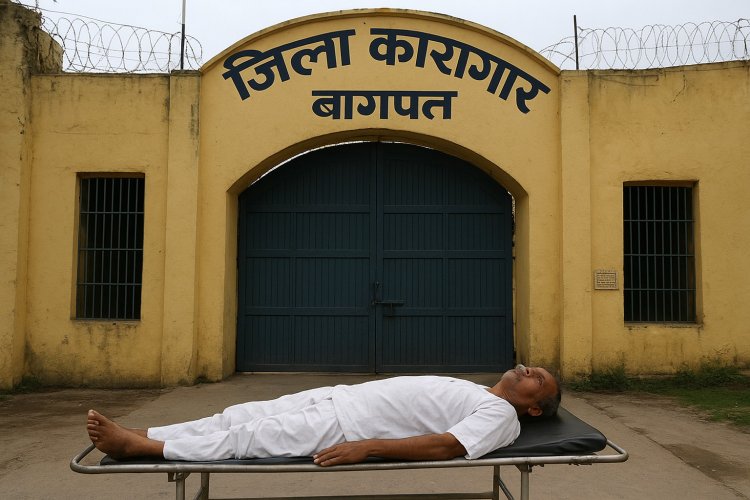 जिला कारागार बागपत में बीमार बंदी की मौत