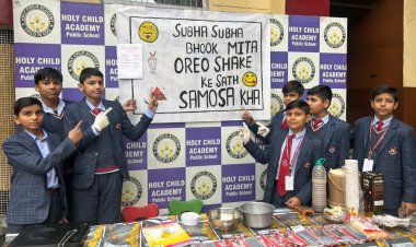 होली चाइल्ड एकेडमी के फूड कार्निवाल में स्वाद और रचनात्मकता का संगम