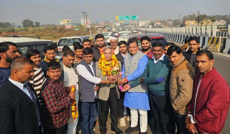 दिल्ली के लिए एलिवेटेड मार्ग दिलाने पर पूर्व सांसद का जताया आभार