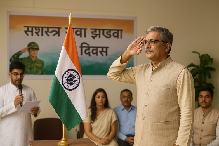 सशस्त्र सेवा झंडा दिवस पर कवियों ने किया शहीदों को नमन