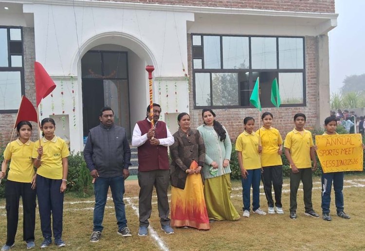 डीपीएस कांवेंट में सम्पन्न हुई खेल प्रतियोगिता