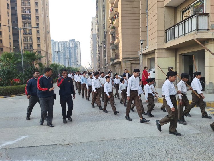 वीर बाल दिवस पर गाजियाबाद में निकला बाल पथ संचलन