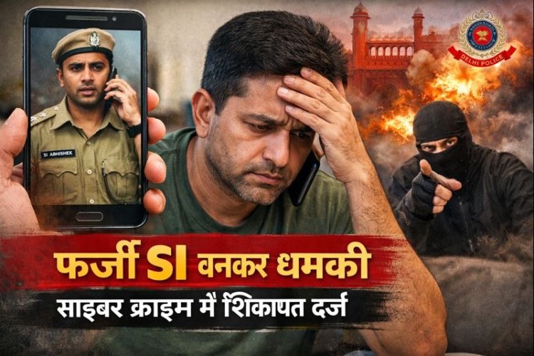 फर्जी एसआई बनकर धमकाने का आरोप, साइबर क्राइम में शिकायत दर्ज