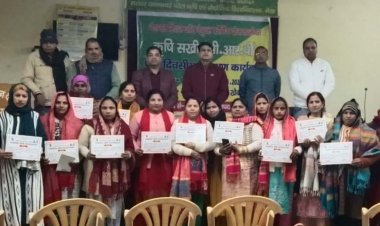 प्राकृतिक खेती की दिशा में बड़ी पहल, कृषि सखियों को मिला प्रशिक्षण प्रमाण पत्र