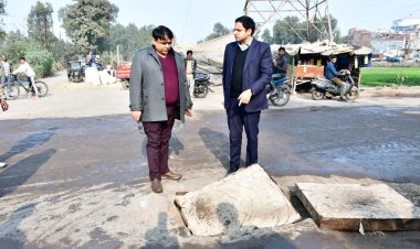 एक्शन में दिखे नगर आयुक्त :नंदग्राम सहित सिटी ज़ोन के वार्डों का नगर आयुक्त ने किया निरीक्षण