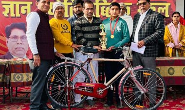 घिटोरा में गणित प्रतिभाओं का शानदार प्रदर्शन, नमन ने जीती साइकिल