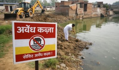 मुबारिकपुर के तालाबों पर अवैध कब्जे का आरोप, समाजसेवी ने उठाई आवाज